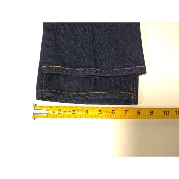 Vintage LEE Girls' Rider Dark Denim Straight Leg Jeans Size 14.5X29.5 New - Picture 6 of 8